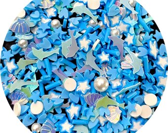 Dolphin Sprinkles - Fake Clay Sprinkles
