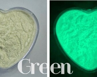 Green Glow Powder - Polvo de brillo amarillo a verde