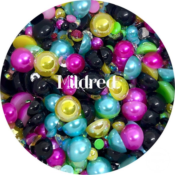 Mildred - Flatback Pearl & Rhinestone Mix