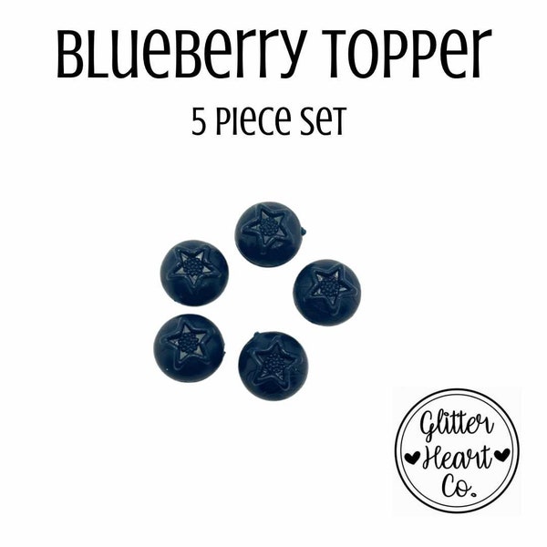 Fake Blueberry Topper