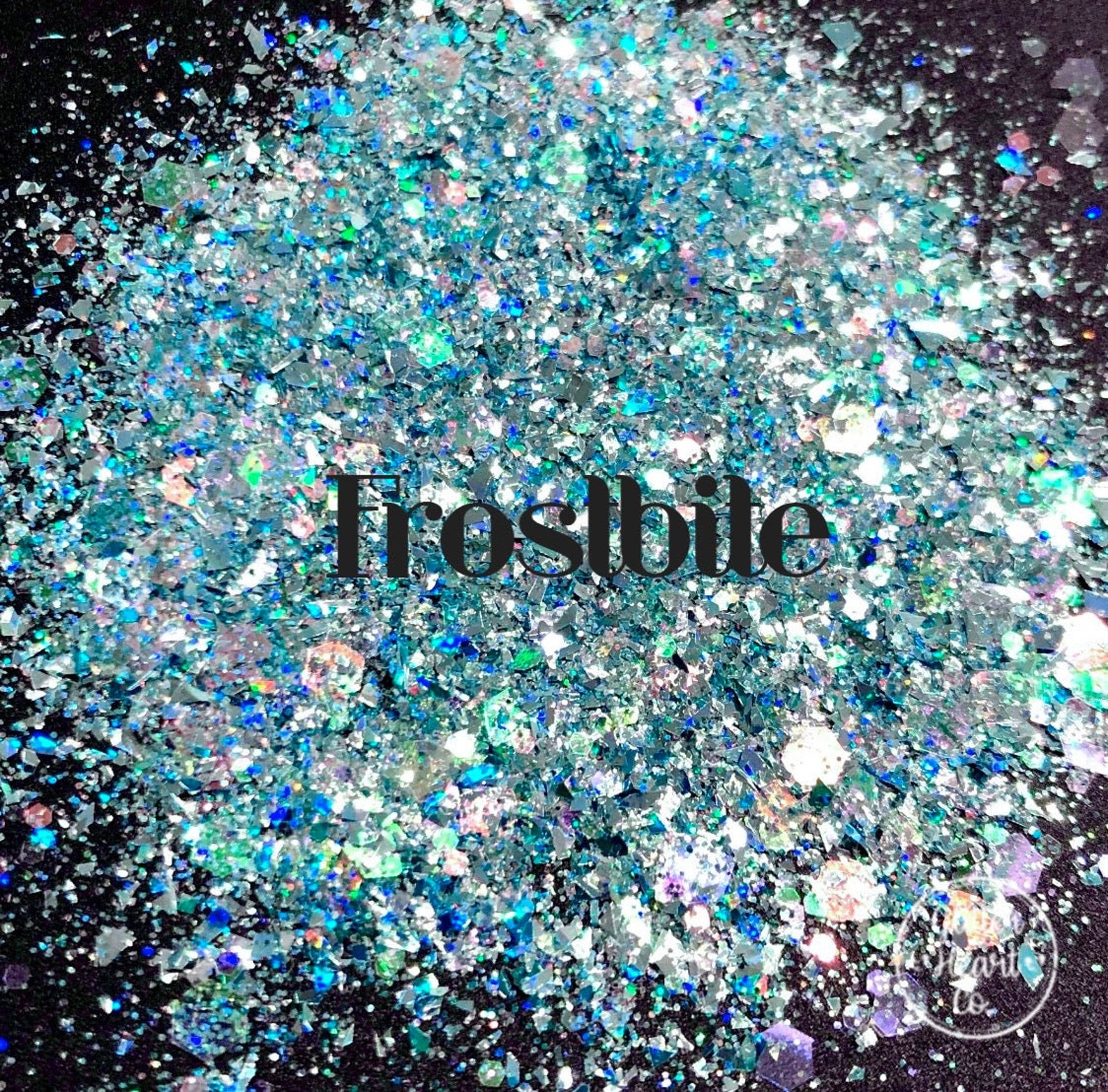 Frostbit Blue Frostbite - Holographic Light Blue Mix With Shards Polyester Glitter - Etsy