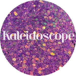 Kaleidoscope - Pink, Purple Color Shift Chunky Mix Polyester Glitter