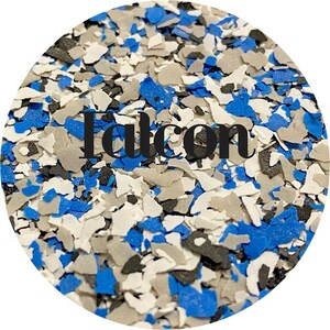 Falcon - Black, Grey, Blue and White Chips