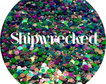 Shipwrecked - Color Shift Chunky Mix Polyester Glitter