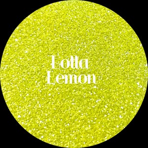 Lotta Lemon - Yellow Iridescent Polyester Glitter