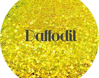 Daffodil - Yellow Iridescent Mix Polyester Glitter