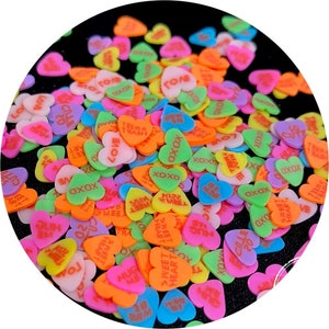 Conversation Hearts - Fake Sprinkles