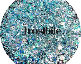 Frostbite - Holographic Light Blue Mix with Shards Polyester Glitter