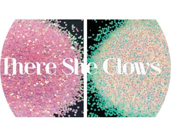 There She Glows - Pink Glow in the Dark Glitter