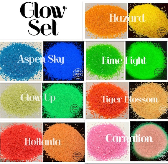 Glow in the Dark Glitter Set 