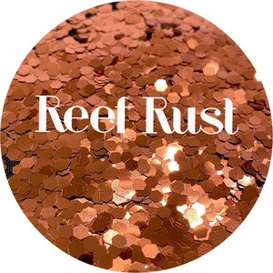 Reef Rust - Copper Chunky Polyester Glitter