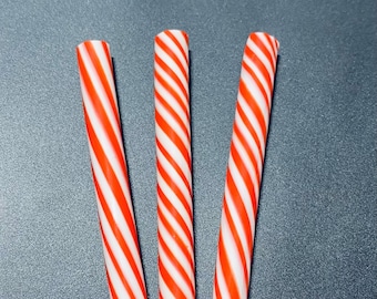 Peppermint Stick Toppers - Fake Peppermints