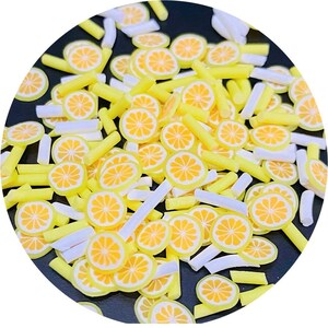 Lemon Sprinkles - Fake Clay Sprinkles