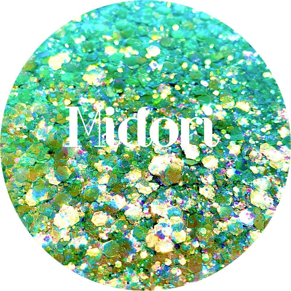 MIDORI Half Pan Metallic W/ Glitter Watercolor Paint LE Vegan Binder 
