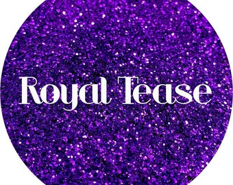 Royal Tease - Brillo de poliéster metálico royal purple