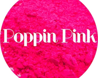 Poppin Pink - Neon Pink Mica Powder