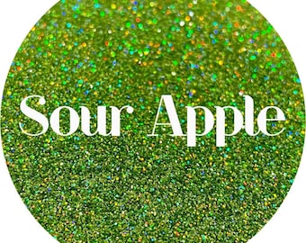 Sour Apple - Green Holographic Fine Polyester Glitter