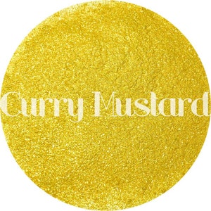 Curry Mustard Mica - Gold Yellow Mica Powder