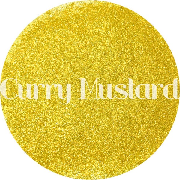 Curry Mustard Mica - Gold Yellow Mica Powder