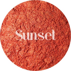 Sunset Mica - Red Orange Mica Powder