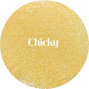 Chicky - Pastel Yellow Fine Polyester Glitter