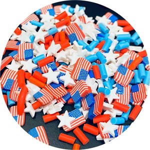 USA Sprinkles - Clay Fake Sprinkles