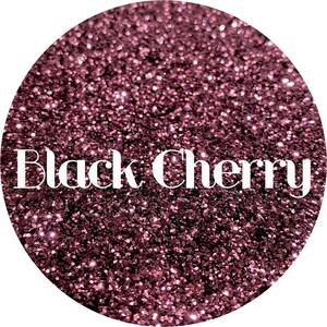 Black Cherry - Eggplant Plum Metallic Glitter