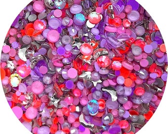 Pretty Ghoul - Glass Flatback Rhinestone Mix