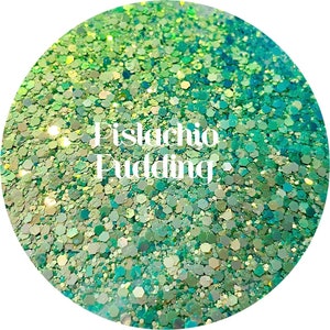 Pistachio Pudding - Color Shift Chunky Mix Polyester Glitter