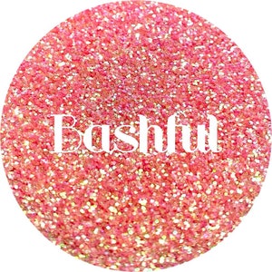 Bashful - Peach Iridescent Polyester Glitter