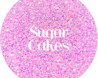 Sugar Cakes - Pastel Pink Purple Iridescent Polyester Glitter