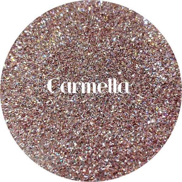 Carmella - Rose Gold Polyester Glitter