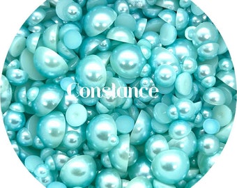 Constance - Mezcla de perlas de espalda plana