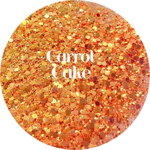 Carrot Cake - Color Shift Chunky Mix Polyester Glitter