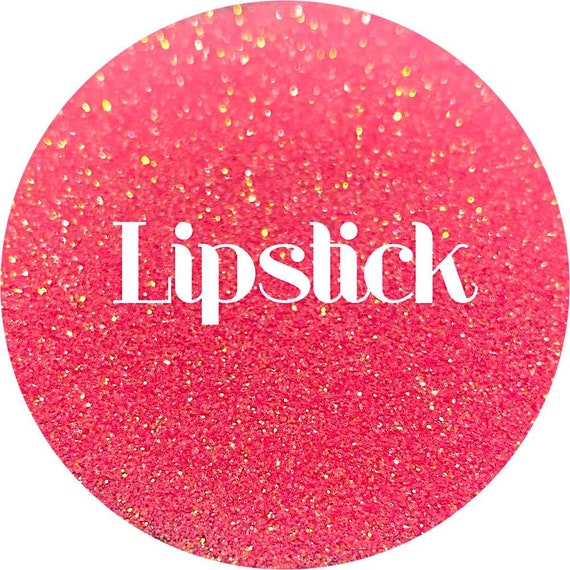 Lipstick - Pink Iridescent Fine Polyester Glitter