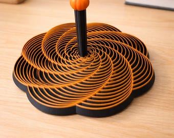 3D-utskrift av pumpafidget STL/3MF-filer: Stresslindrande skrivbordsleksak