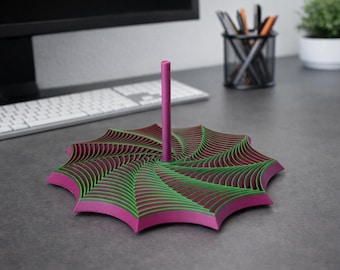 3D Printing Curved Star Fidget STL/3MF Files: Stress Relief Desk Toy