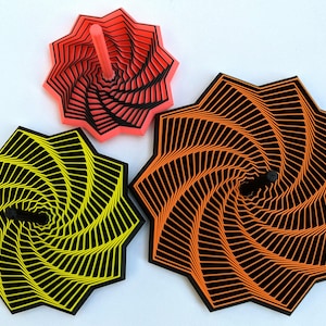 3D-utskrift Star Fidget STL/3MF-filer: Stressavlastande skrivbordsleksak