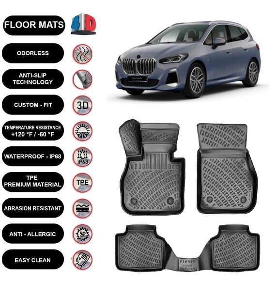 Fit For KIA All Models Car Floor Mats Waterproof Carpets All-weather