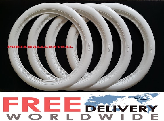 Atlas 12'' Add-On White Wall PORT-A-WALL Tyre insert Trim Set.,DHL Free Shipping Atlas 12'' Add-On White Wall PORT-A-WALL Tyre insert Trim Set.,DHL Free Shipping