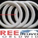 Portawalls White Wall Tire Insert 16" Rims SLIM Profile Sidewall Set 4x