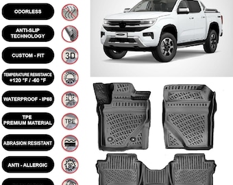 Tappetini Auto Opel Crossland 2017- - Gomma Antiscivolo 3D, 4 Pezzi, Neri, Protezione Ottimale - Foto 4