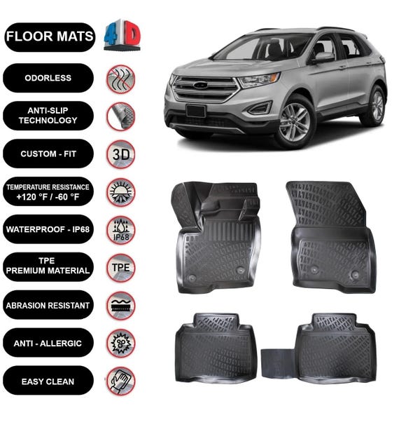 Ford edge 2016 floor mats discount