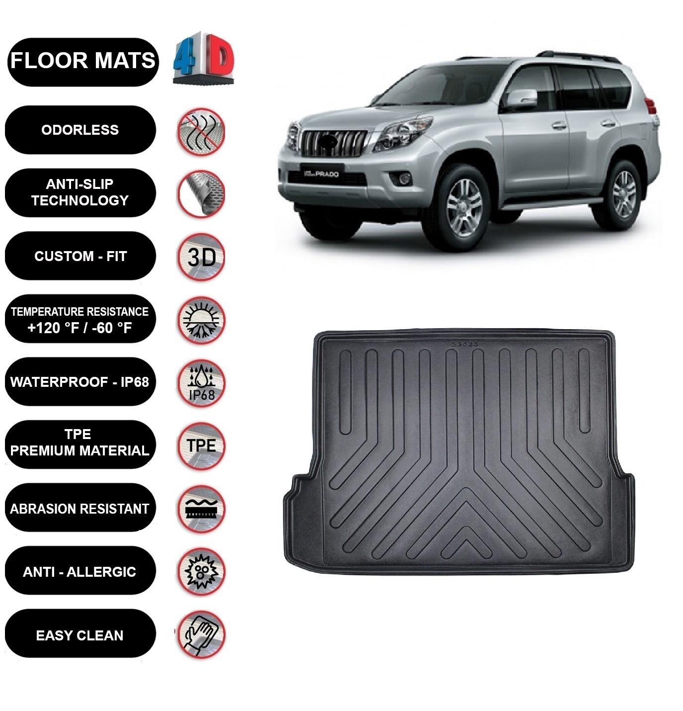 Fit Toyota Land Cruiser Prado J150 Cargo Liner (2009-2022) - 3D