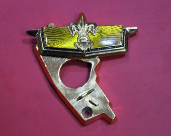 1977-1990 Chevy Ups Caprice Gelbes Schloss Emblem Chevy Ups