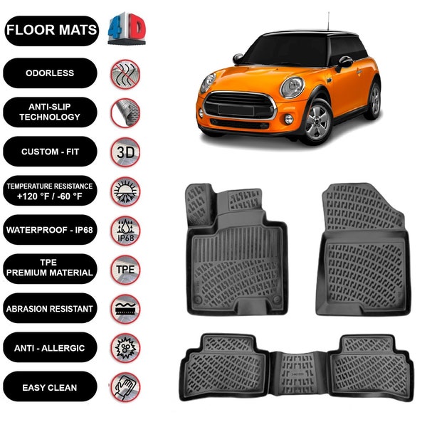 Mini Cooper Floor Mats Etsy