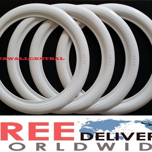 ATLAS 17&#39;&#39; inch Whitewall Portawall insert trim set Hot Rod Rat Rod Rockabilly