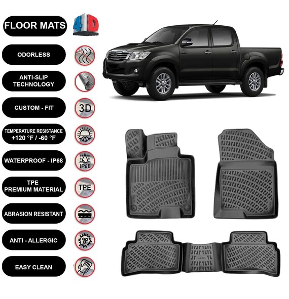 Toyota 2024 hilux mats