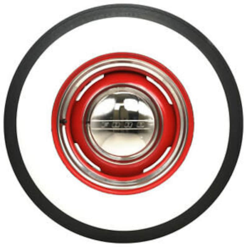 Custom West Style 15" Wide White Band Port-a-wall Tyre Insert Set Hot Rod #360 E - Foto 7