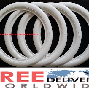 ATLAS 15X2&quot; Whitewall Portawall insert trim set Hot Rod Rat Rod Rockabilly